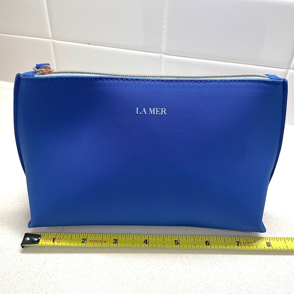 La Mer travel makeup small bag